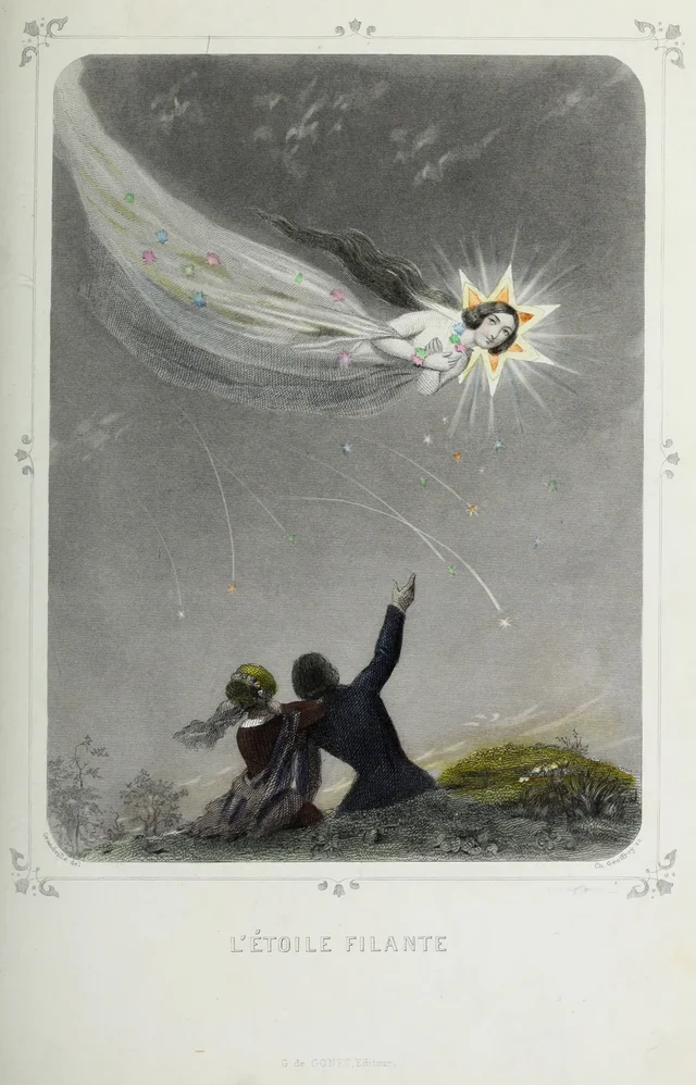 The shooting star, Grandville