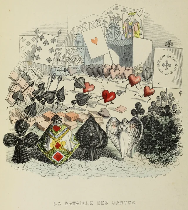 La batalla de los naipes, Grandville