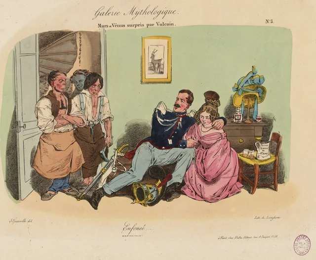 Mars et Vénus surpris par Vulcain