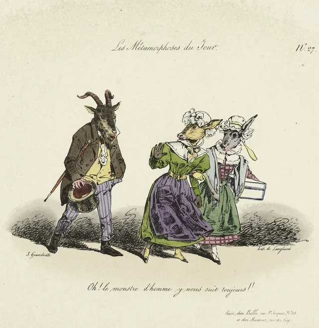Oh ! le monstre d'homme, y nous suit toujours