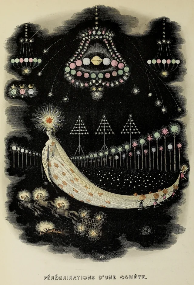 Wanderings of a comet, Grandville