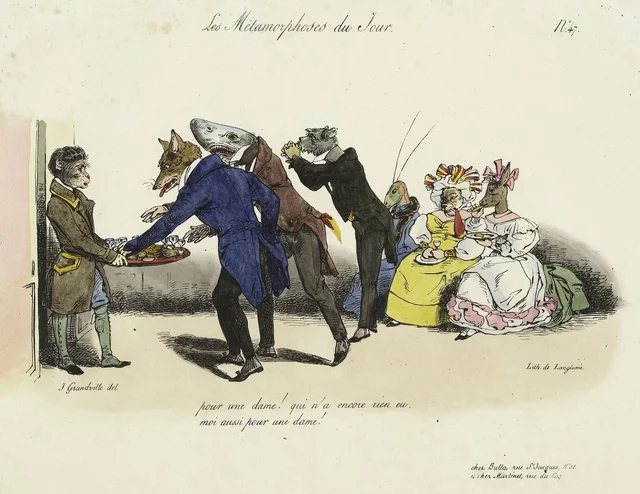 For a lady who has had nothing yet! Me too, for a lady!, Grandville
