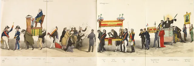 Procession à l'autel de la Paix, planches 3, 4, 5 et 6