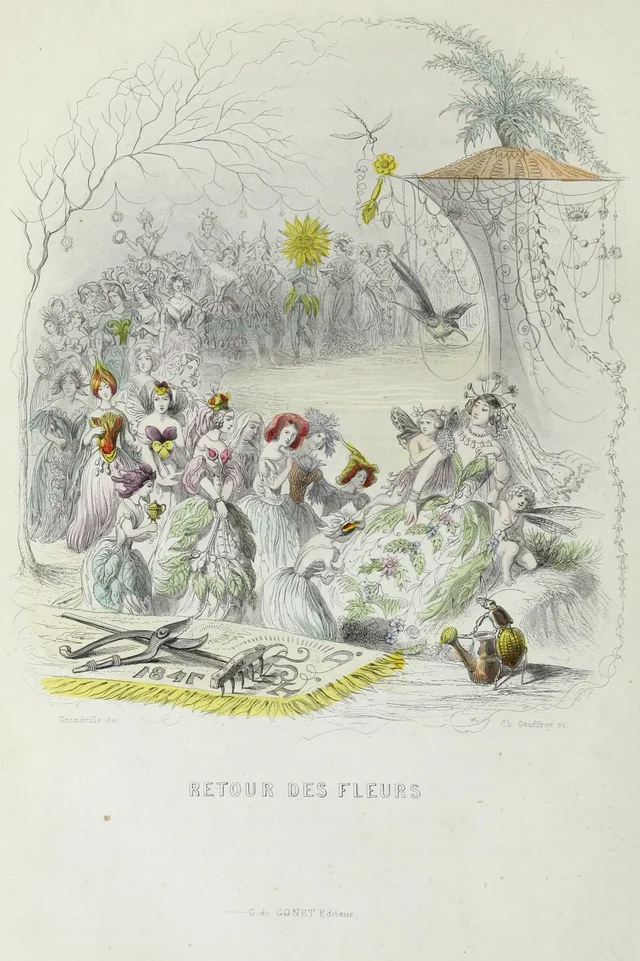 Retorno das flores, Grandville