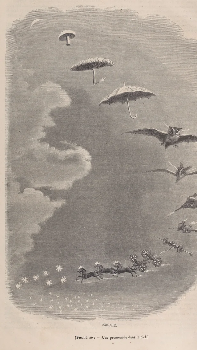 Second rêve, une promenade dans le ciel