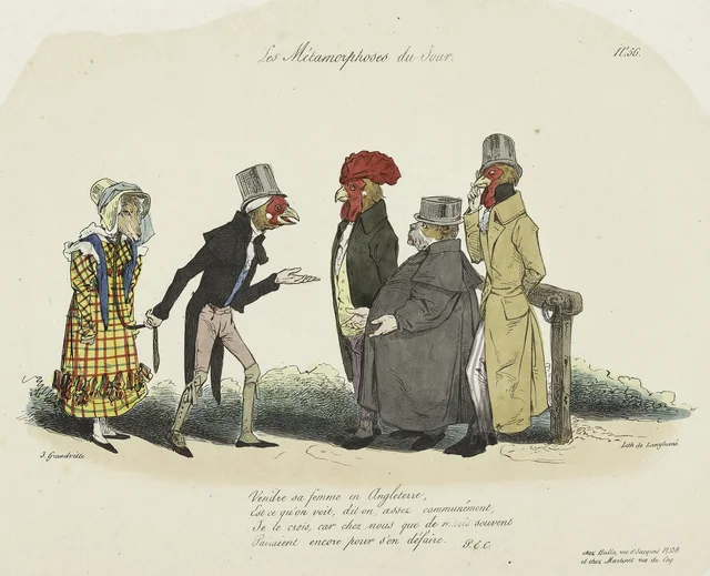 Selling one's wife in England, Grandville