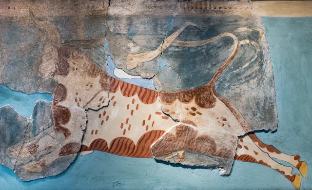 Bull and acrobat (Tiryns), Ancient Greece