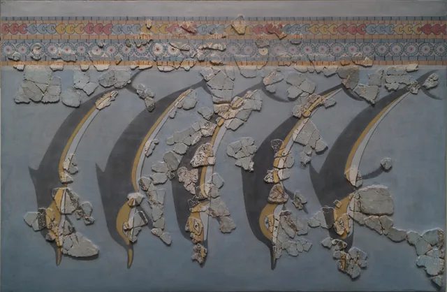 Dolphin frieze (Gla)