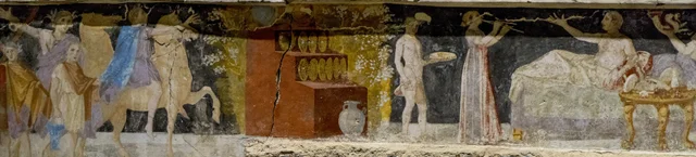 The Funerary Banquet (façade frieze), Ancient Greece
