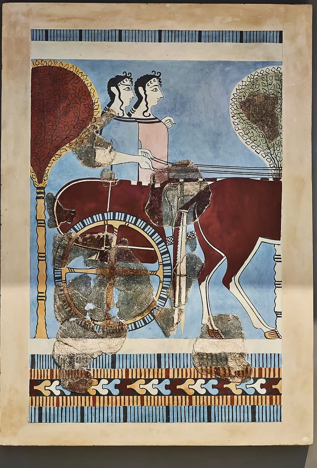 Two women in a chariot (Tiryns), Ancient Greece