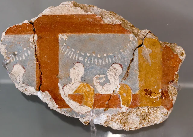 Women in a loggia (Mycenae), Ancient Greece