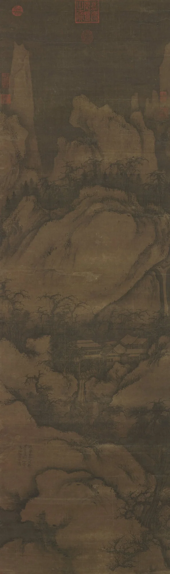 関山春雪図, 郭熙