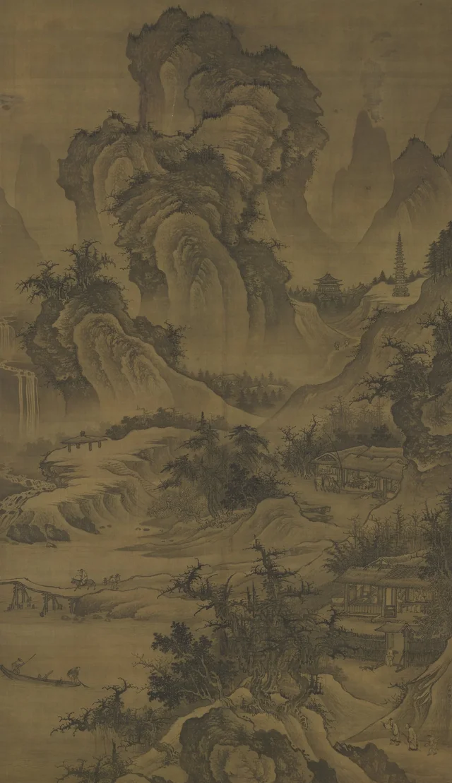 Retiro de montaña, Guo Xi