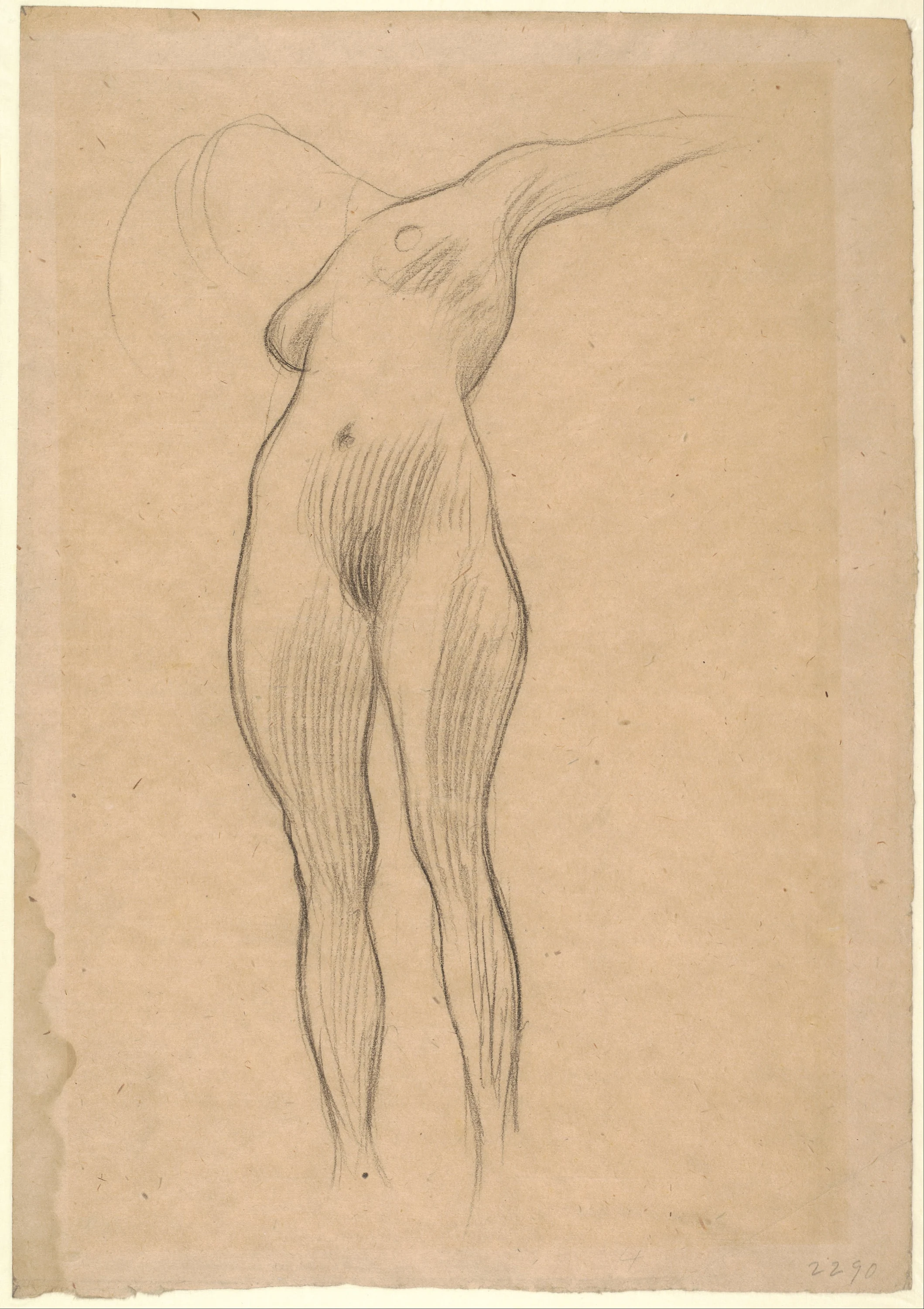 Floating Woman with Outstretched Arm, Gustav Klimt