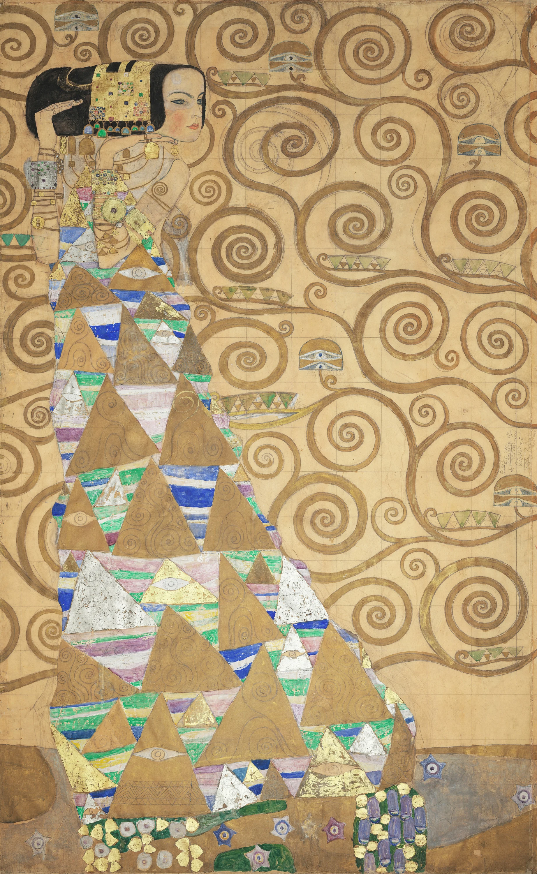 L'Attente, Gustav Klimt