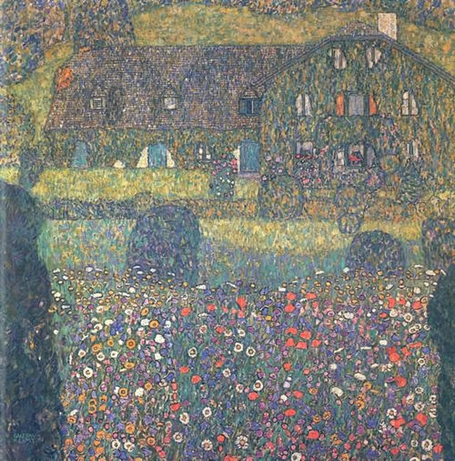 Maison de campagne sur l'Attersee, Gustav Klimt