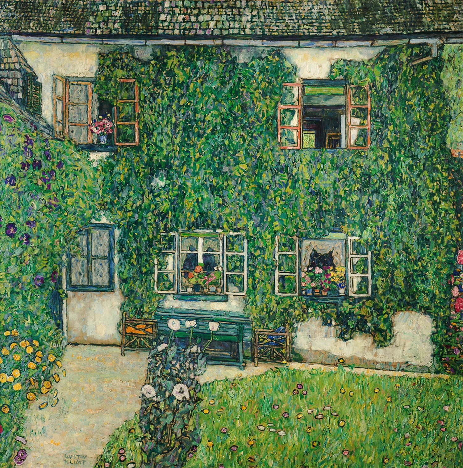 Maison forestière à Weissenbach, Gustav Klimt