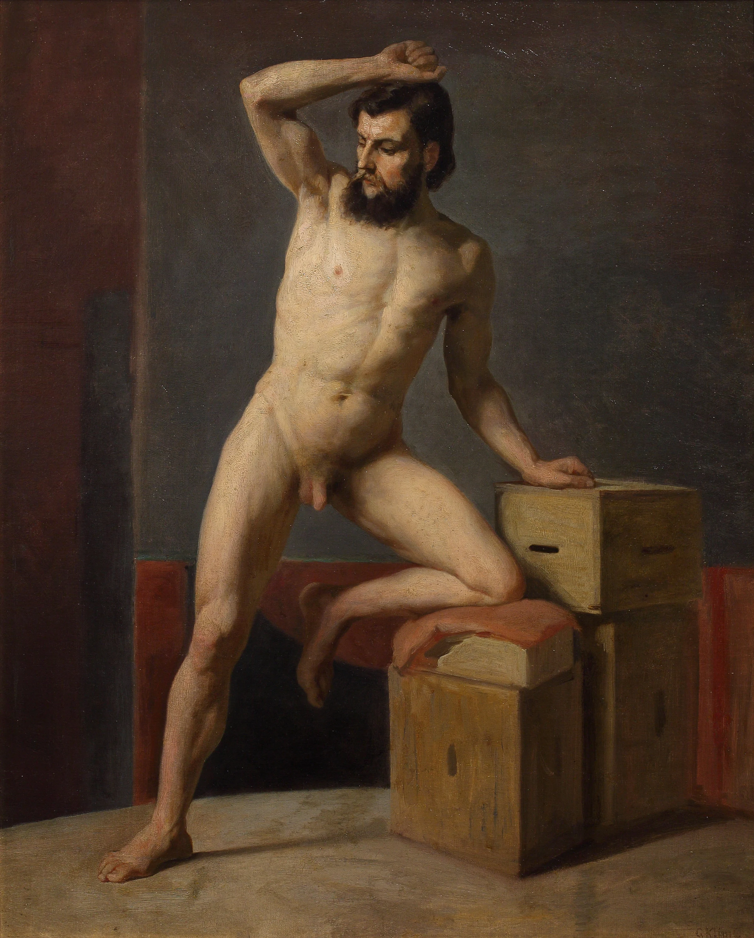 Male Nude, Gustav Klimt