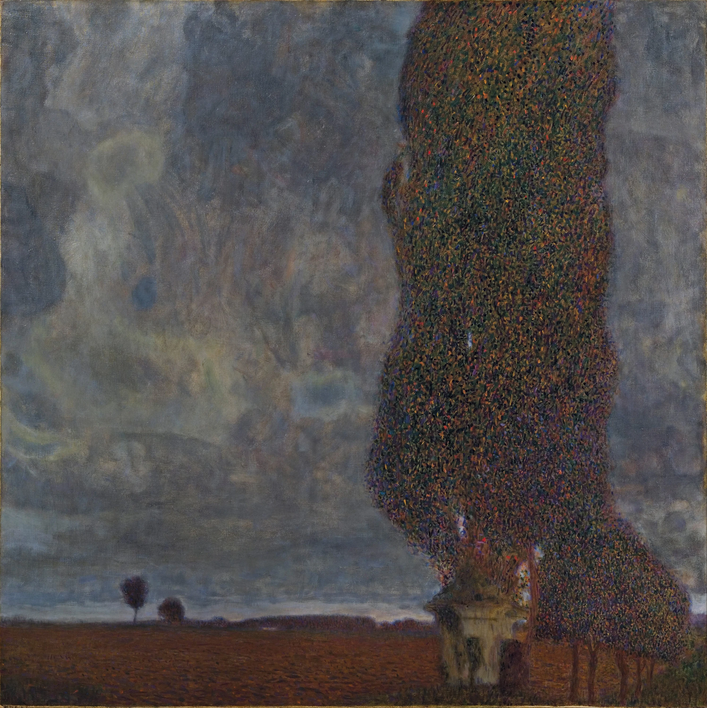 Orage approchant (Le Grand Peuplier II), Gustav Klimt