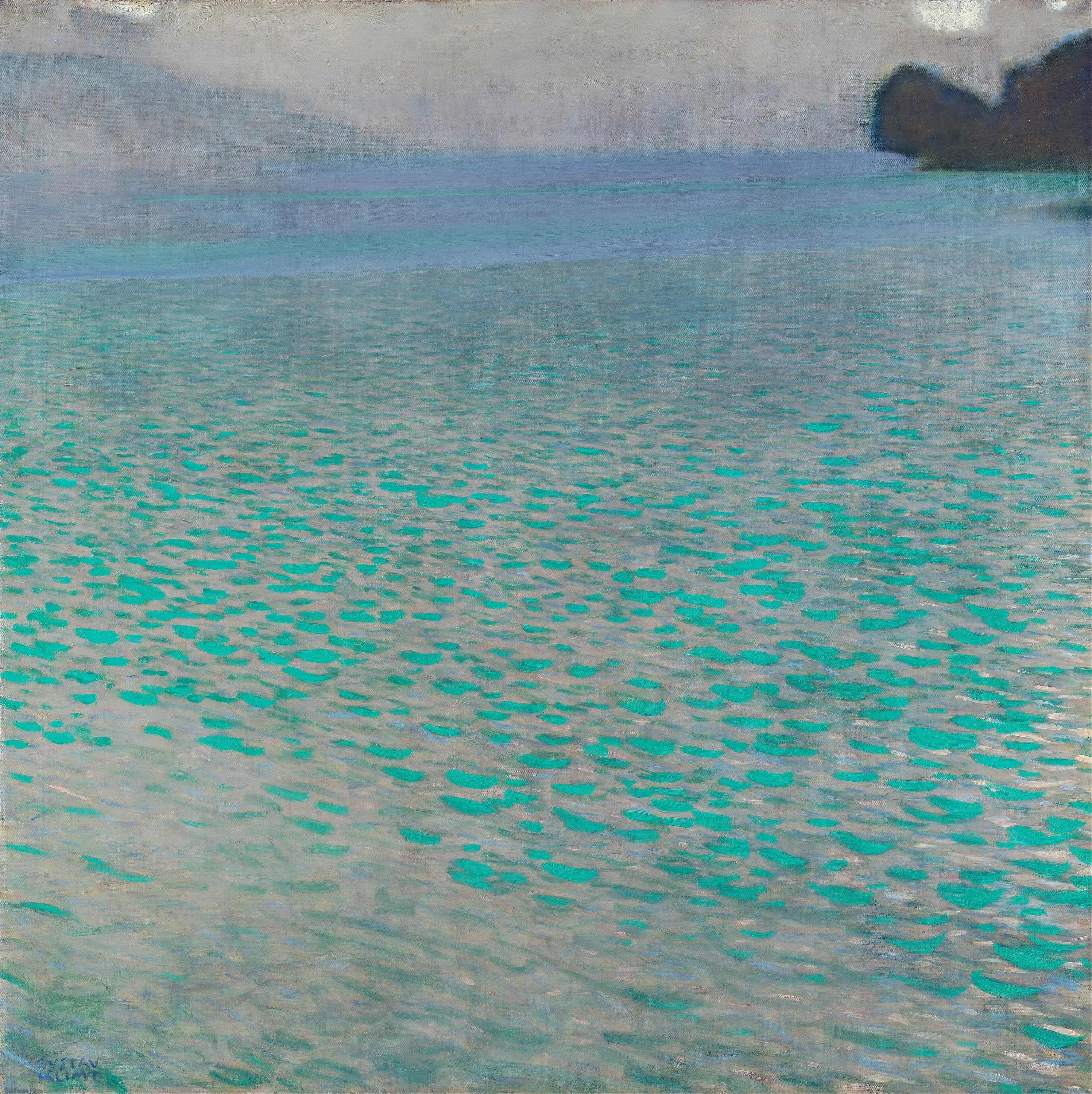 Sur le lac Attersee, Gustav Klimt
