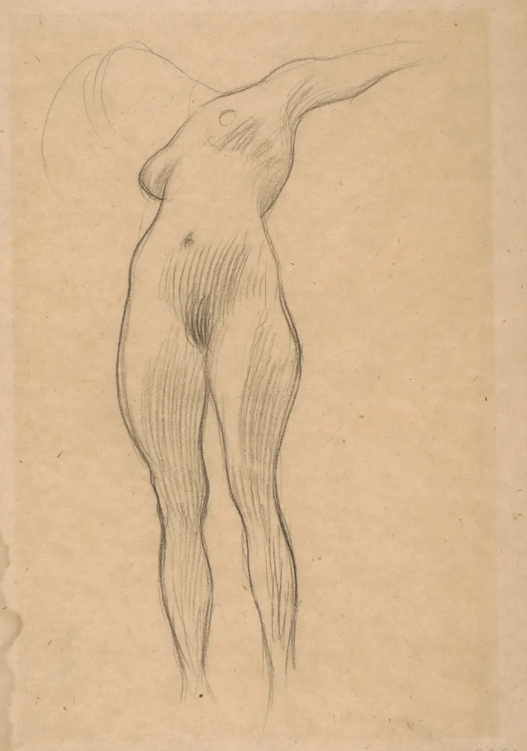 Floating Woman with Outstretched Arm, Gustav Klimt