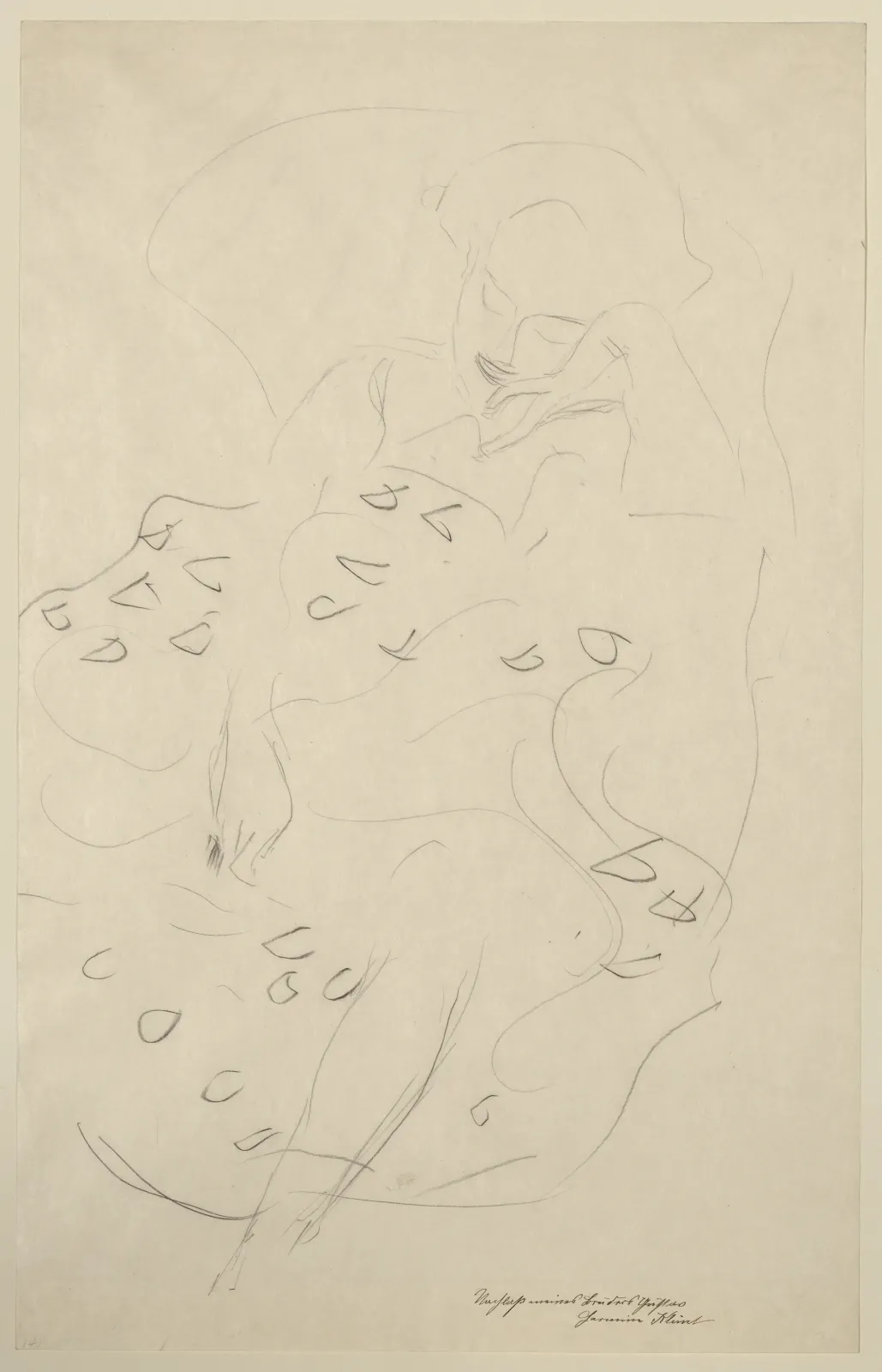 Girl Seated in a Chair, Gustav Klimt