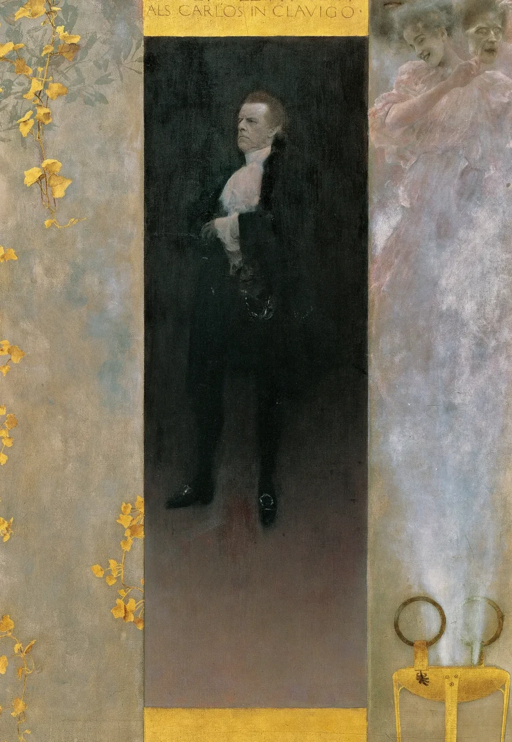 Josef Lewinsky as Carlos in Clavigo, Gustav Klimt