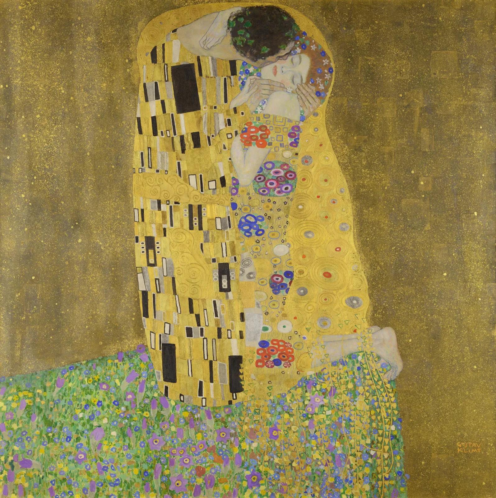 Le Baiser, Gustav Klimt