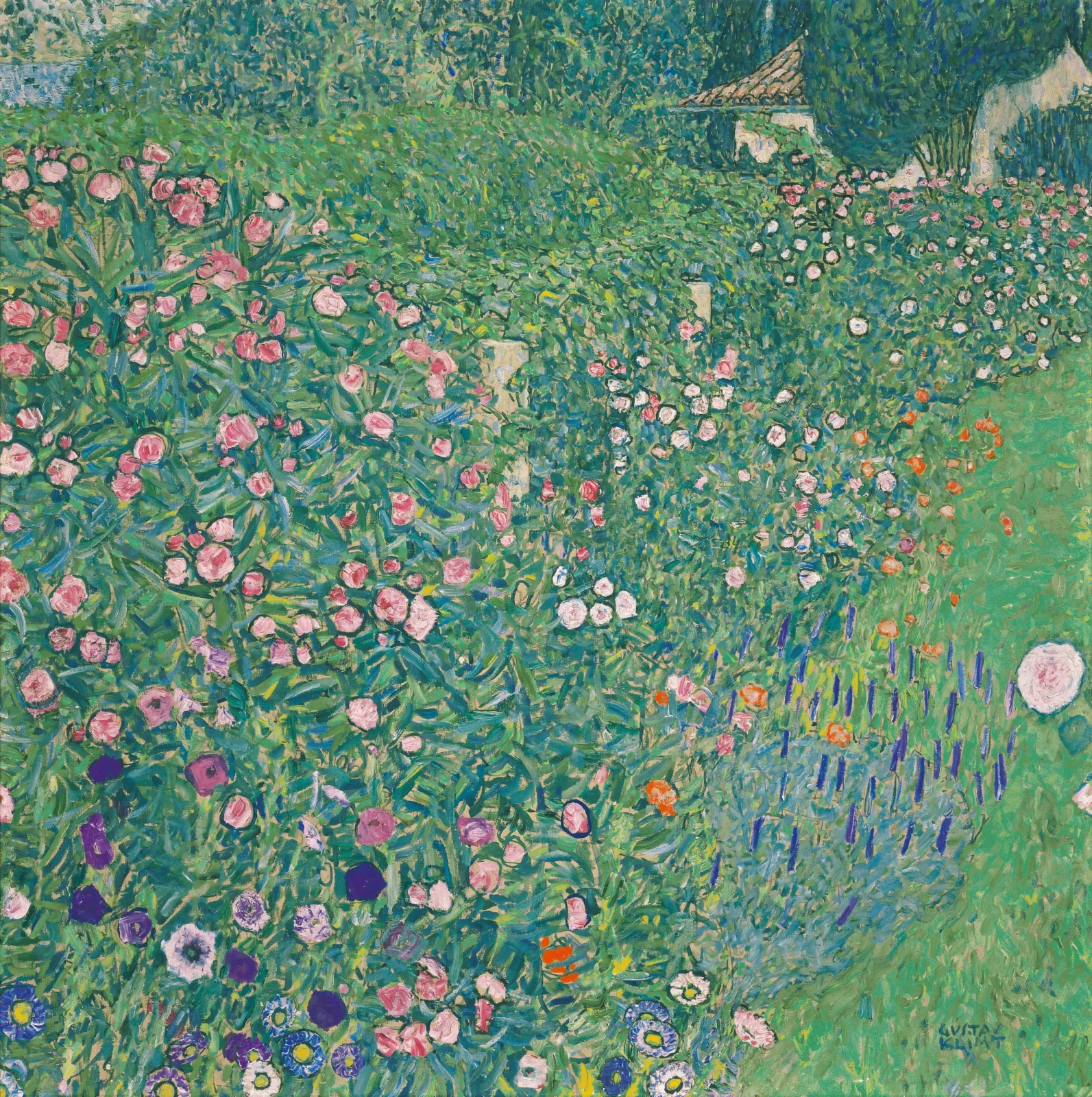 Paysage horticole italien, Gustav Klimt
