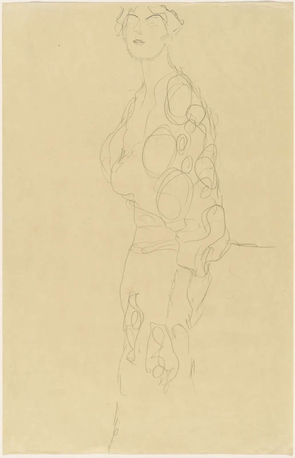 Standing Woman, Gustav Klimt