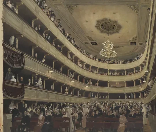 Auditorium of the old Burgtheater