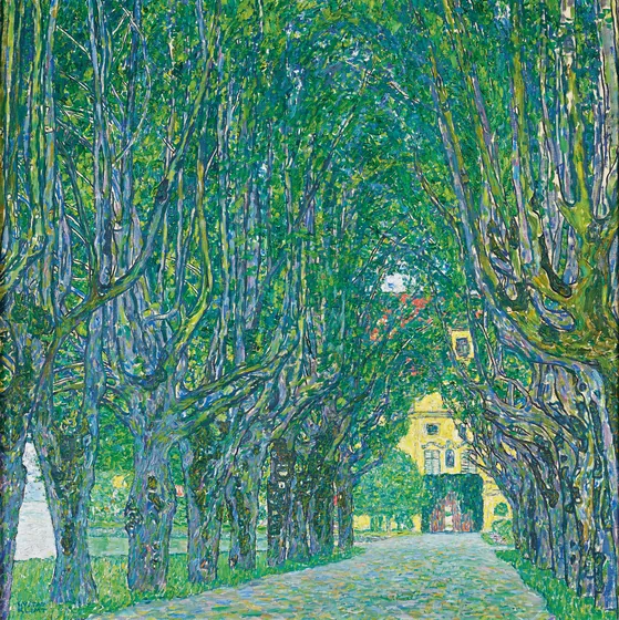Avenue dans le parc de Schloss Kammer