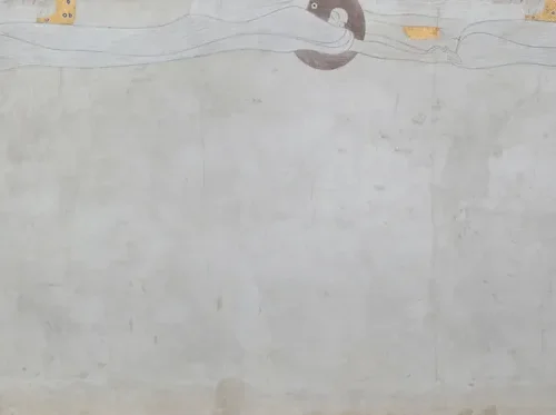 Beethoven Frieze (plate 1, left wall): Yearning for Happiness