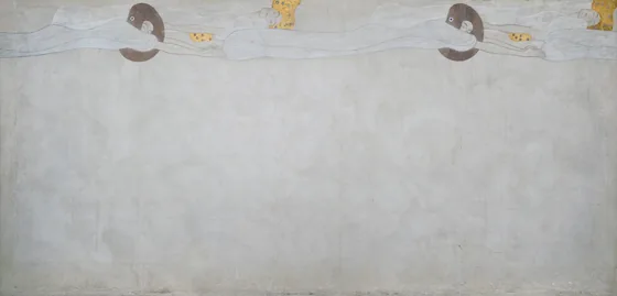 Beethoven Frieze (plate 2, left wall): Yearning for Happiness