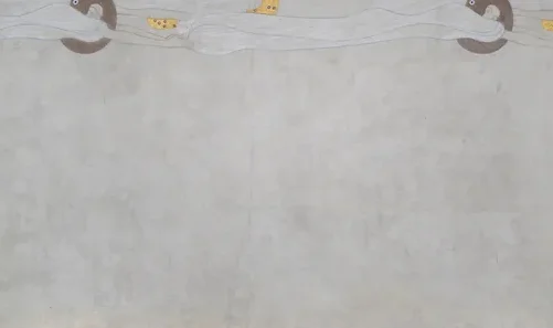 Beethoven Frieze (plate 4, left wall): Yearning for Happiness