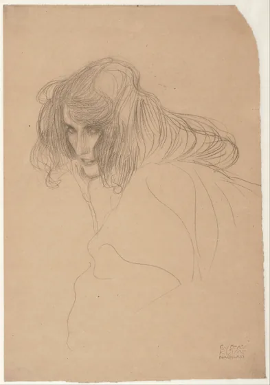 Head of a Woman in Three-Quarter Profile