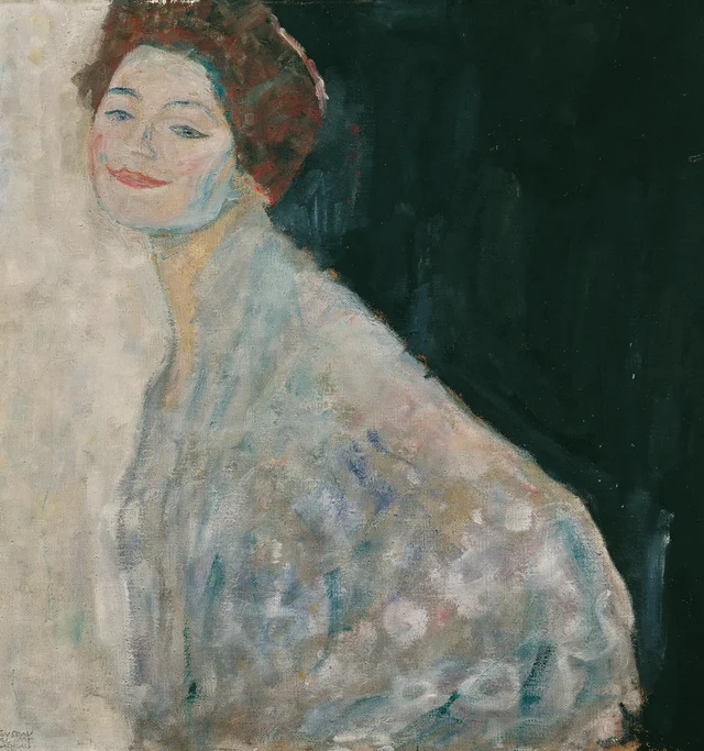 Dama de blanco, Gustav Klimt