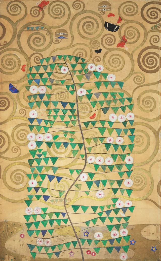 バラの茂み(ストックレー・フリーズ), グスタフ・クリムト