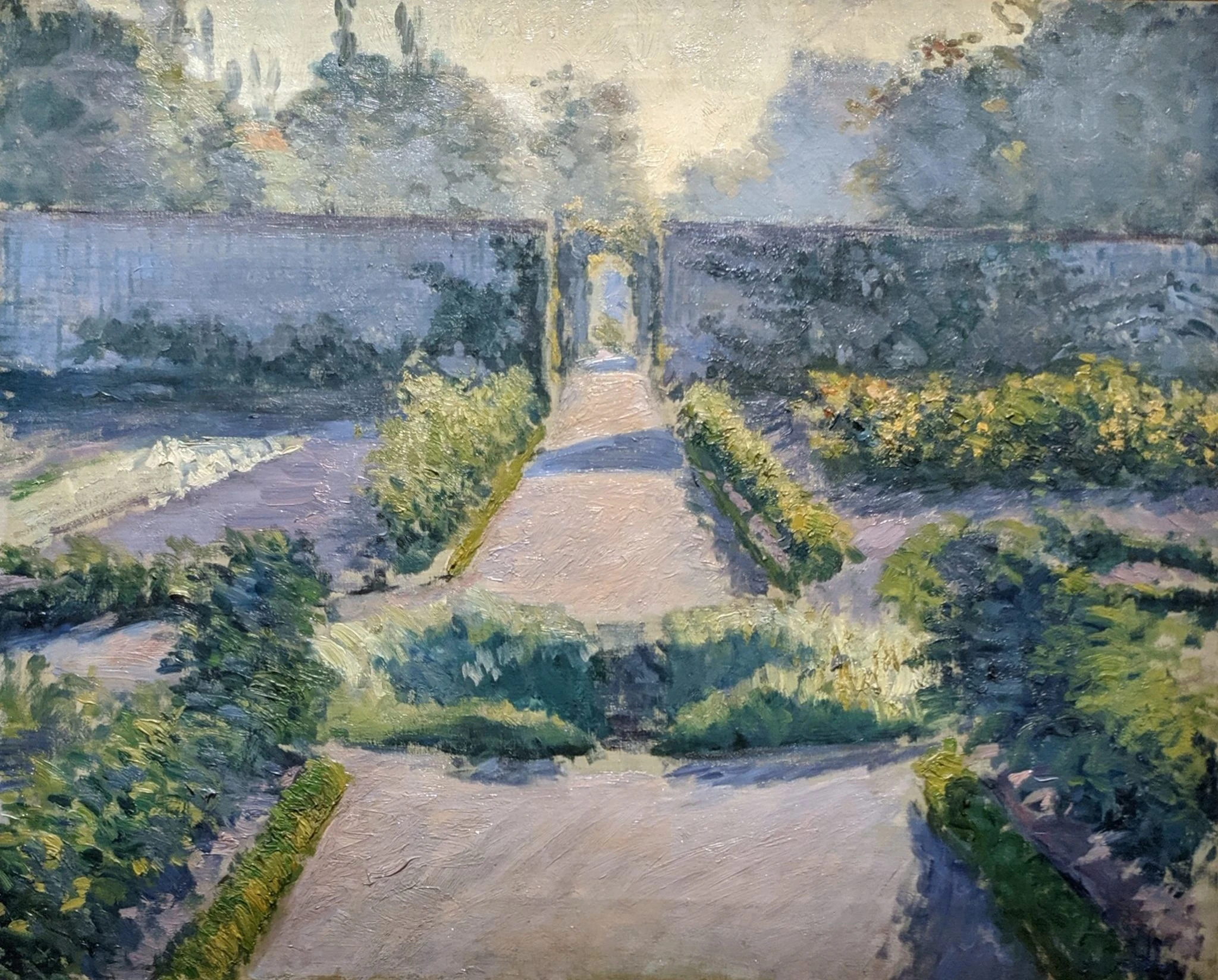 Le jardin potager, Yerres, Gustave Caillebotte