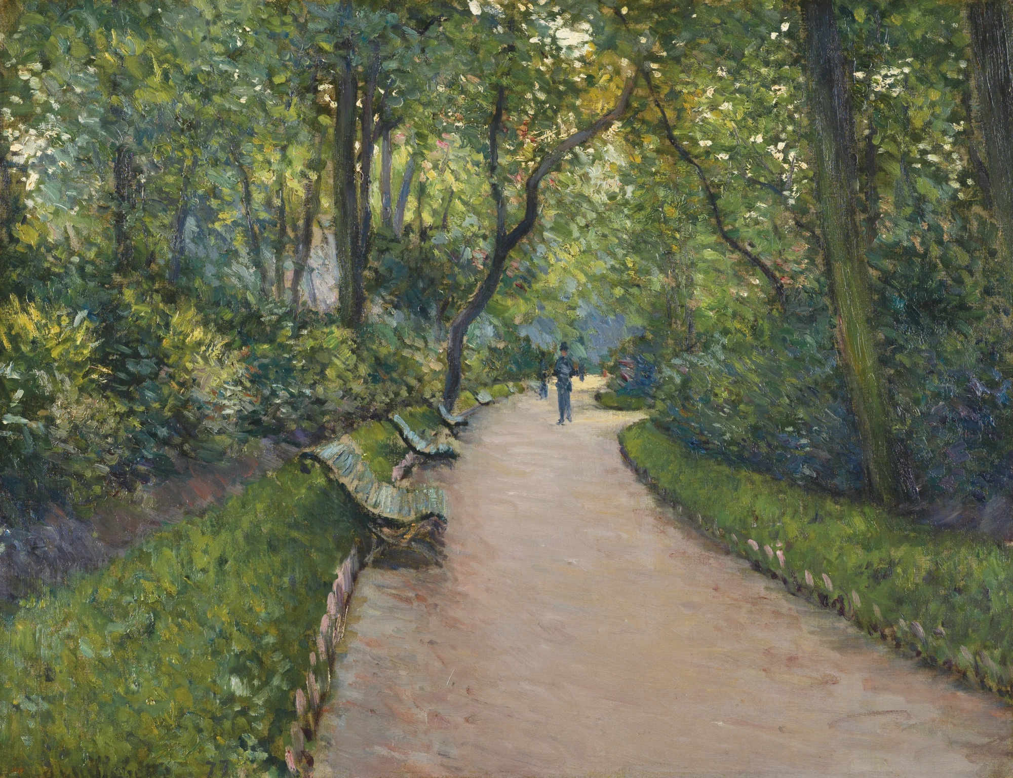 Le Parc Montceau, Gustave Caillebotte