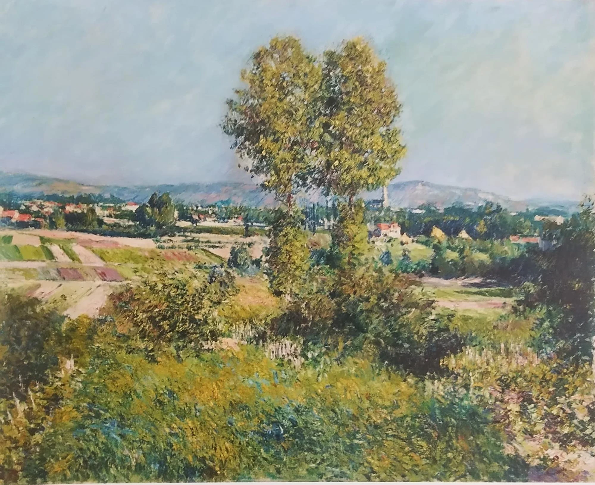 Paysage à Argenteuil, Gustave Caillebotte