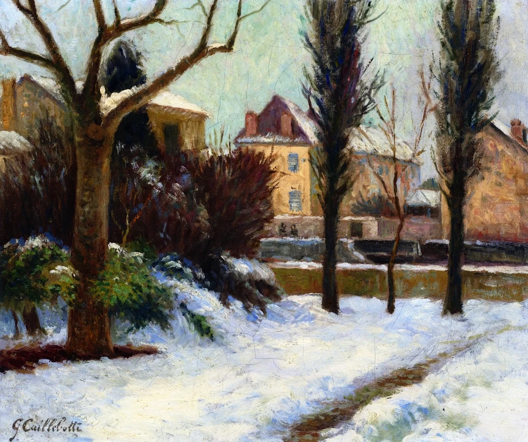Paysage d'hiver, Gustave Caillebotte