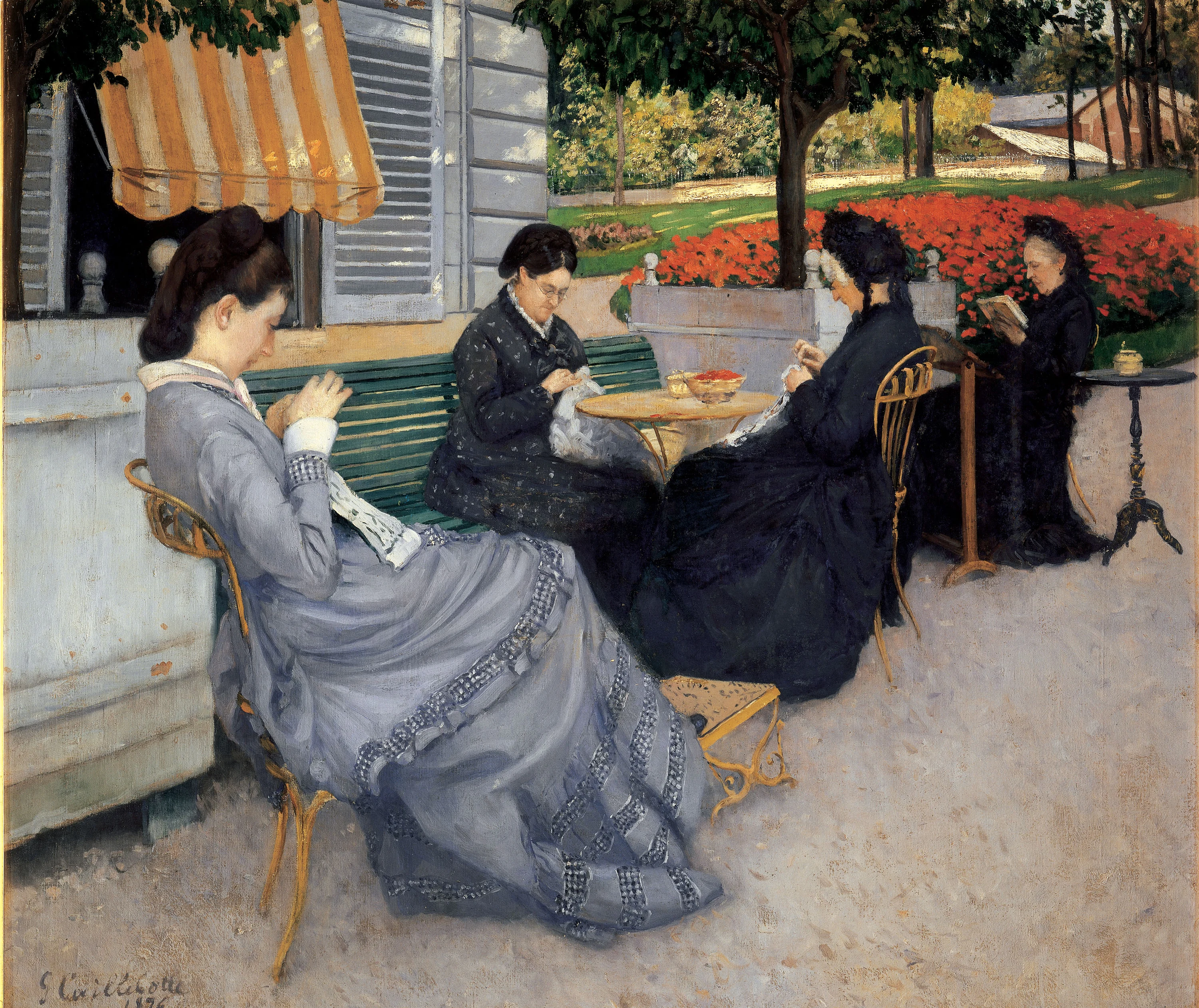 Portraits à la campagne, Gustave Caillebotte