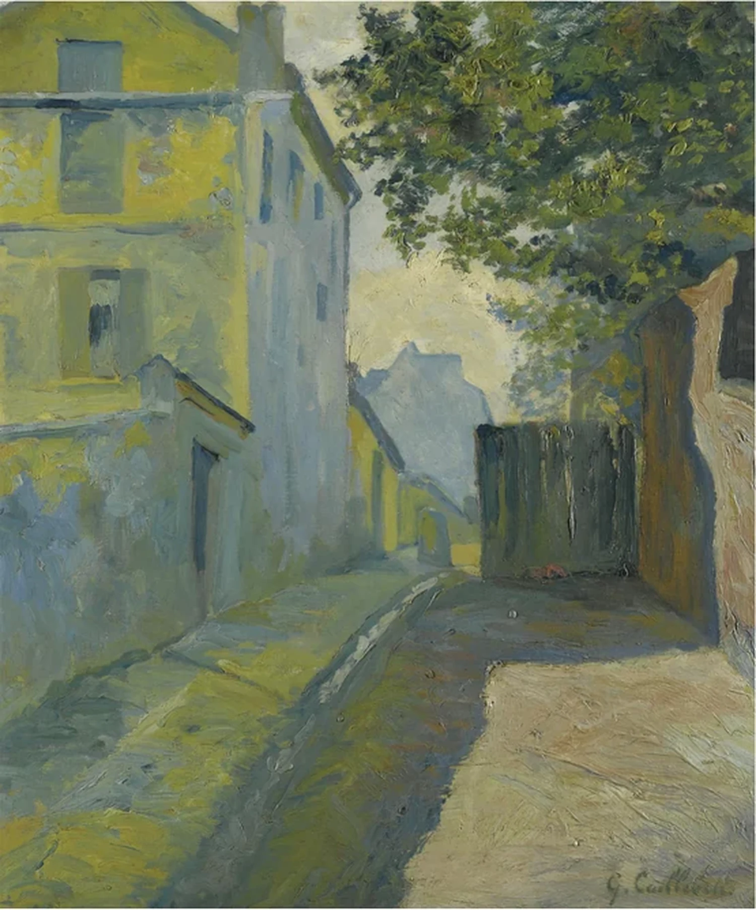 Rue du Mont-Cenis, Montmartre, Gustave Caillebotte