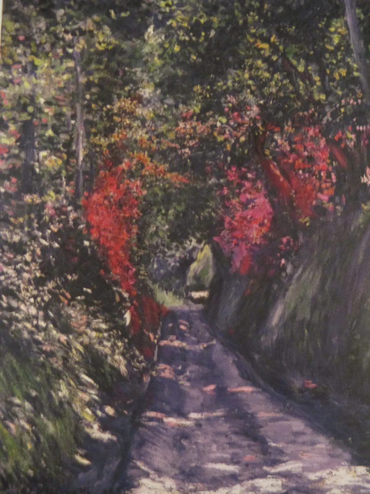 Allée sous bois, Gustave Caillebotte