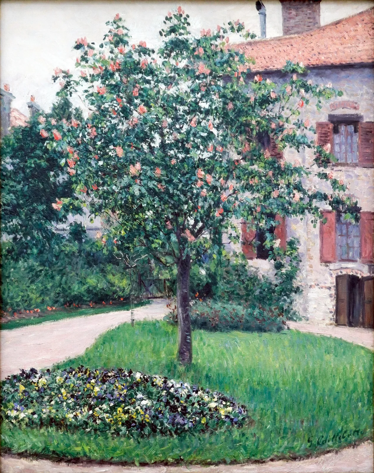 Arbre en fleurs, Gustave Caillebotte