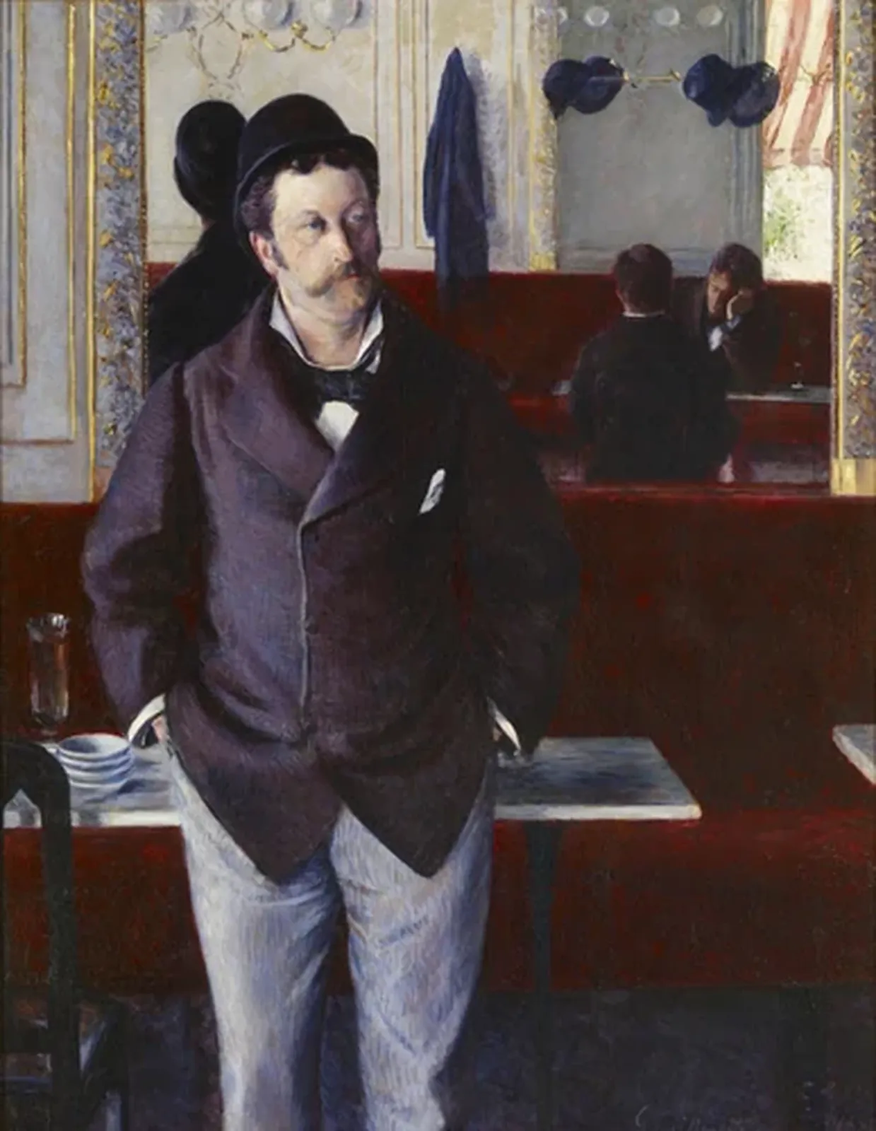 Au café, Gustave Caillebotte