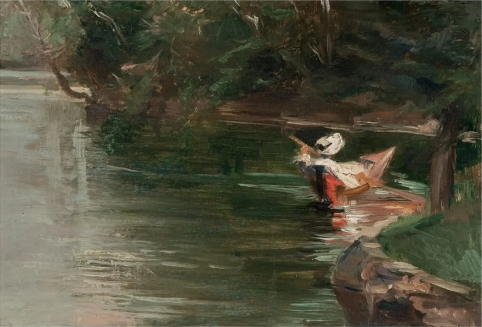 Bords de l'Yerres, Gustave Caillebotte