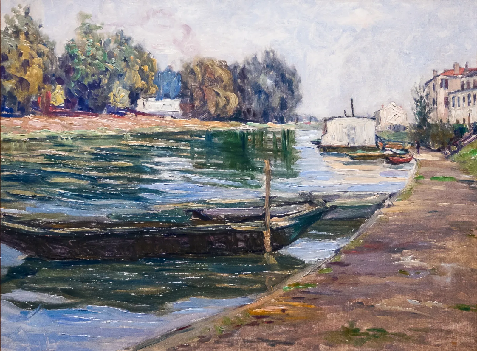 Bords de Seine, Gustave Caillebotte