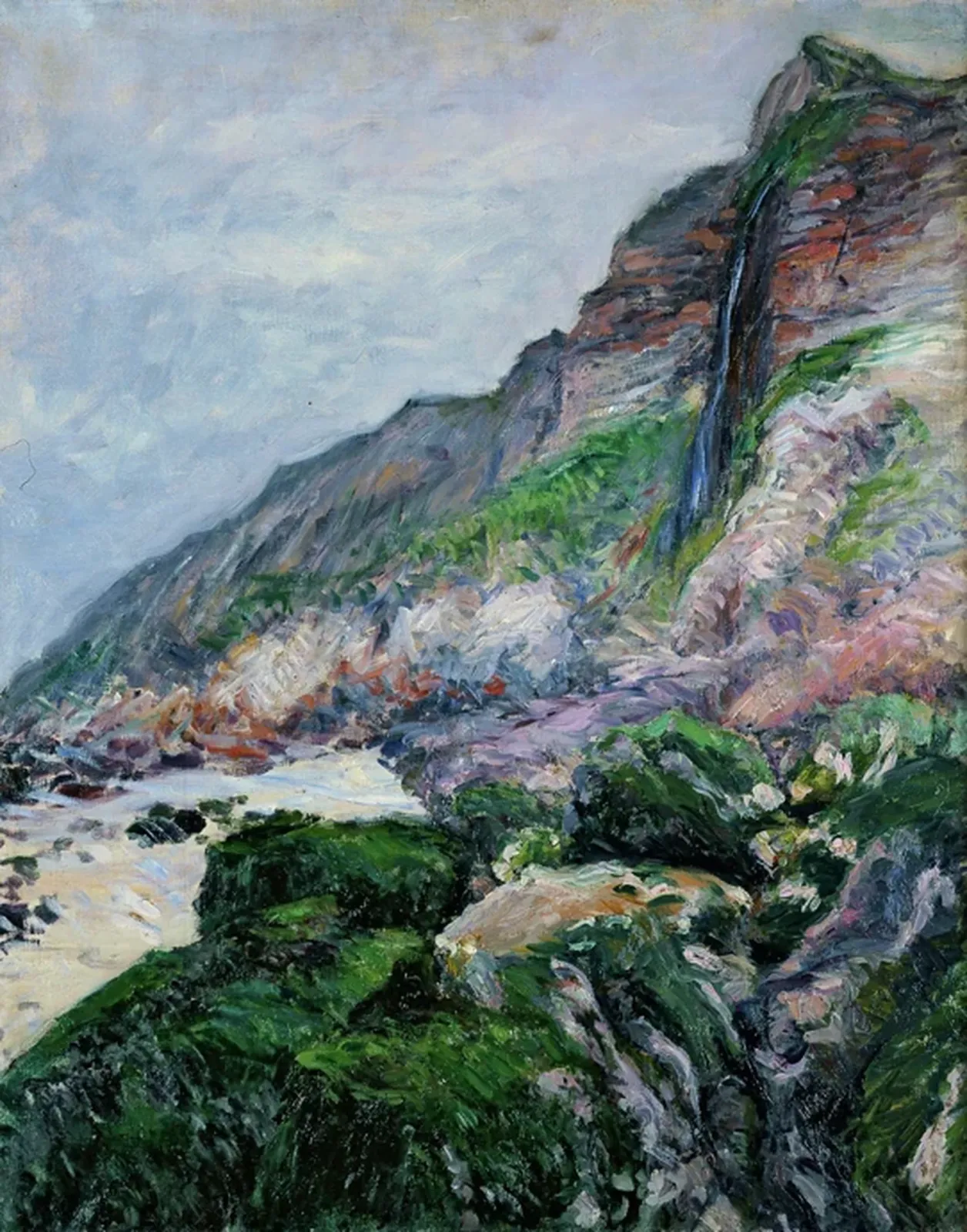 Falaise en Normandie, Gustave Caillebotte